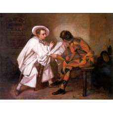 Harlequin and Pierrot