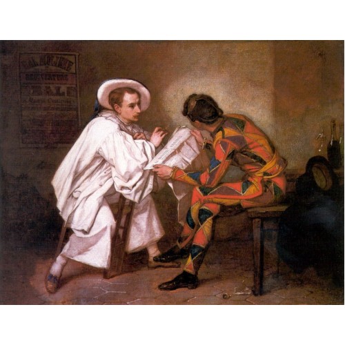 Harlequin and Pierrot