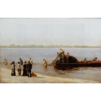 Shad Fishing at Gloucester on the Delaware River 1