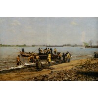 Shad Fishing at Gloucester on the Delaware River 2