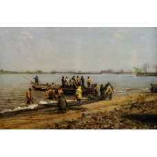 Shad Fishing at Gloucester on the Delaware River 2