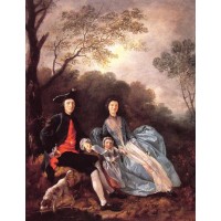 Portrait of the Artist with his Wife and Daughter