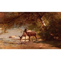 Deer in a Landscape