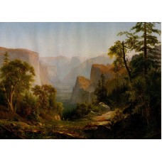 View of the yosemite valley in california