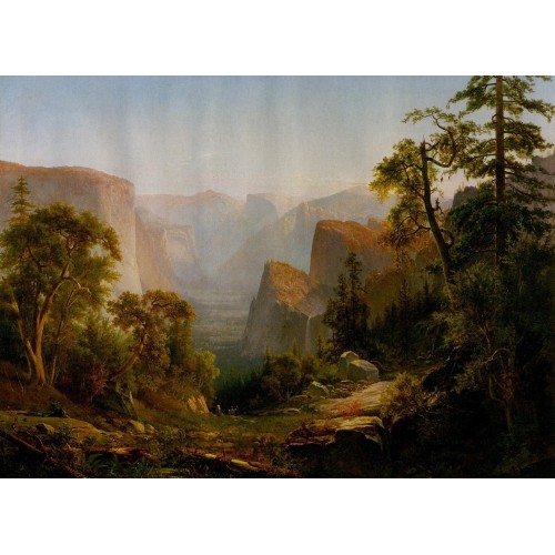 View of the yosemite valley in california