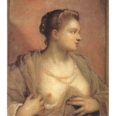 Portrait of a Woman Revealing her Breasts