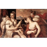 Venus Blindfolding Cupid