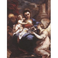 Holy Family with an Angel