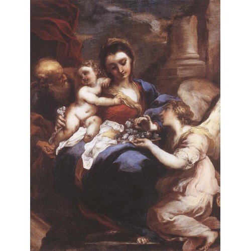 Holy Family with an Angel