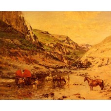 Arabs Resting in a Gorge
