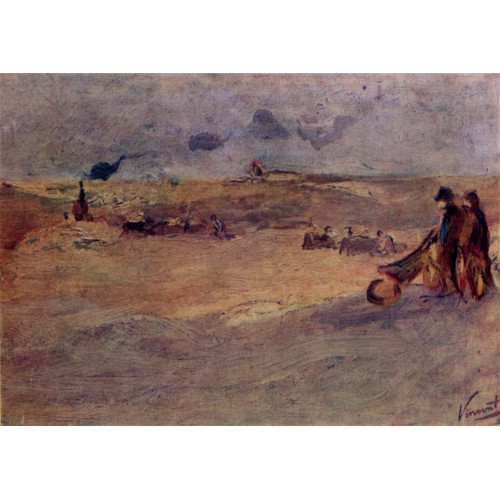 Dunes with figures