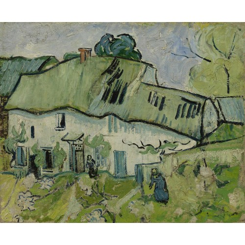 Farmhouse with two figures
