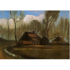 Farmhouses among Trees