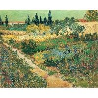 Garden with flowers