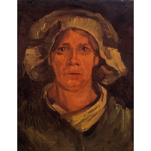 Head of a Peasant Woman with White Cap