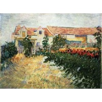 House with Sunflowers