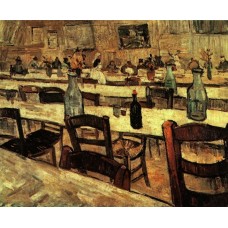 Interior of a restaurant in arles