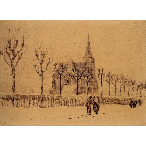 Landscape with a church