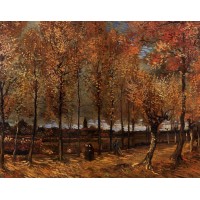 Lane with Poplars