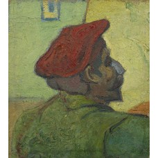 Paul gauguin man in a red beret