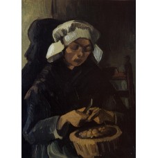 Peasant Woman Peeling Potatoes Neunen