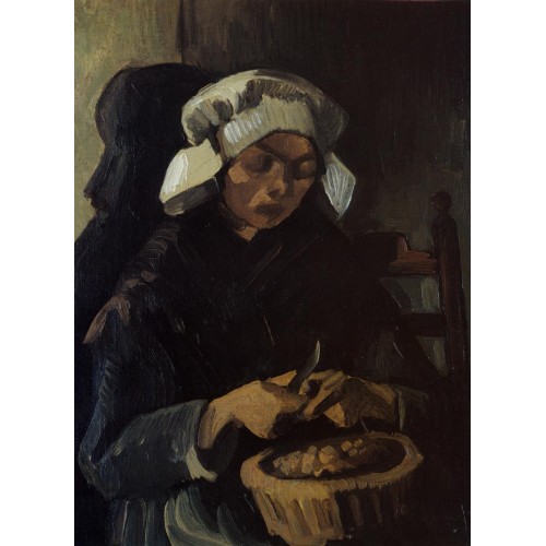 Peasant Woman Peeling Potatoes Neunen