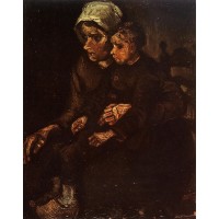 Peasant Woman with Child on Her Lap