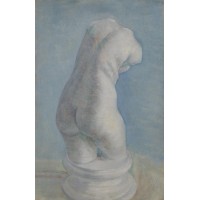 Plaster cast of a woman s torso