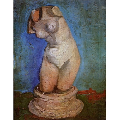 Plaster Statuette of a Female Torso 3