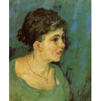 Portrait of a Woman in Blue