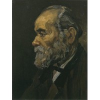 Portrait of an old man with beard