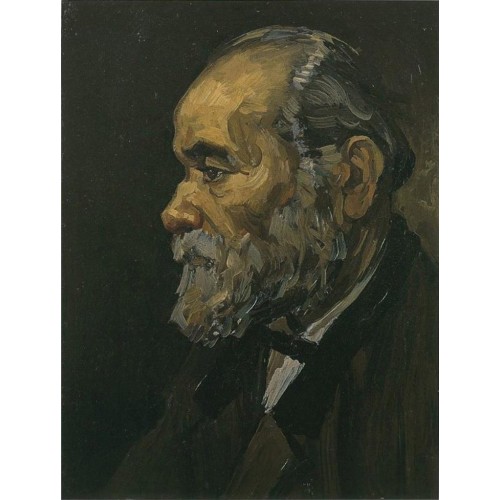 Portrait of an old man with beard