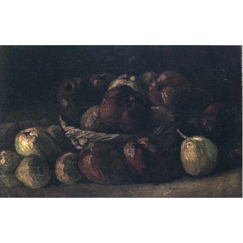 Still Life with Basket of Apples 1