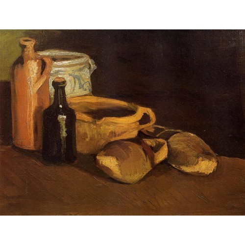 Still Life with Clogs and Pots