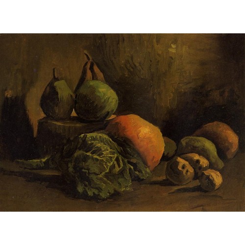 Still Life with Vegetables and Fruit