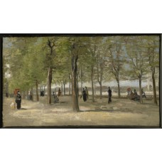 Terrace in the luxembourg garden