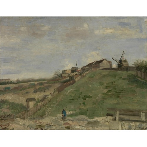 The hill of montmartre with stone quarry 2