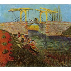 The Langlois Bridge at Arles with Women Washing 2