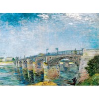 The seine bridge at asnieres