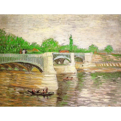 The Seine with the Pont de Clichy