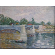 The seine with the pont de la grande jette