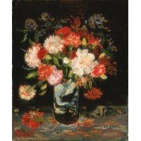 Vase with carnations 2