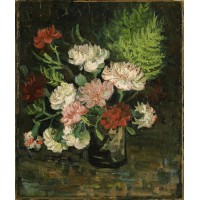 Vase with carnations 3