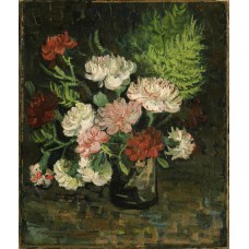 Vase with carnations 3