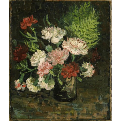 Vase with carnations 3