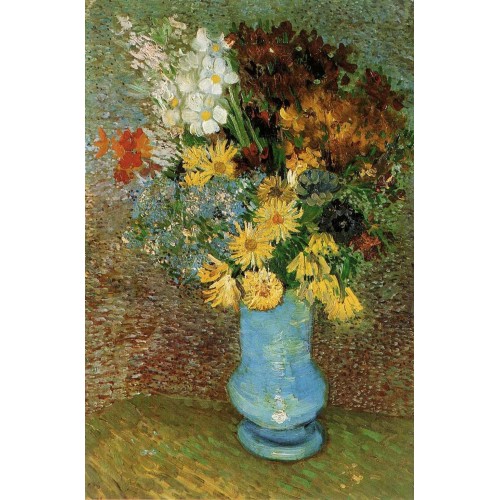 Vase with Daisies and Anemones