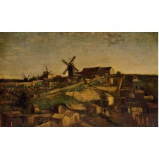 View of Montmartre with Windmills