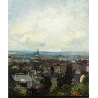 View of paris from near montmartre