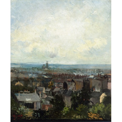 View of paris from near montmartre
