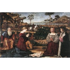 Holy Family with Two Donors